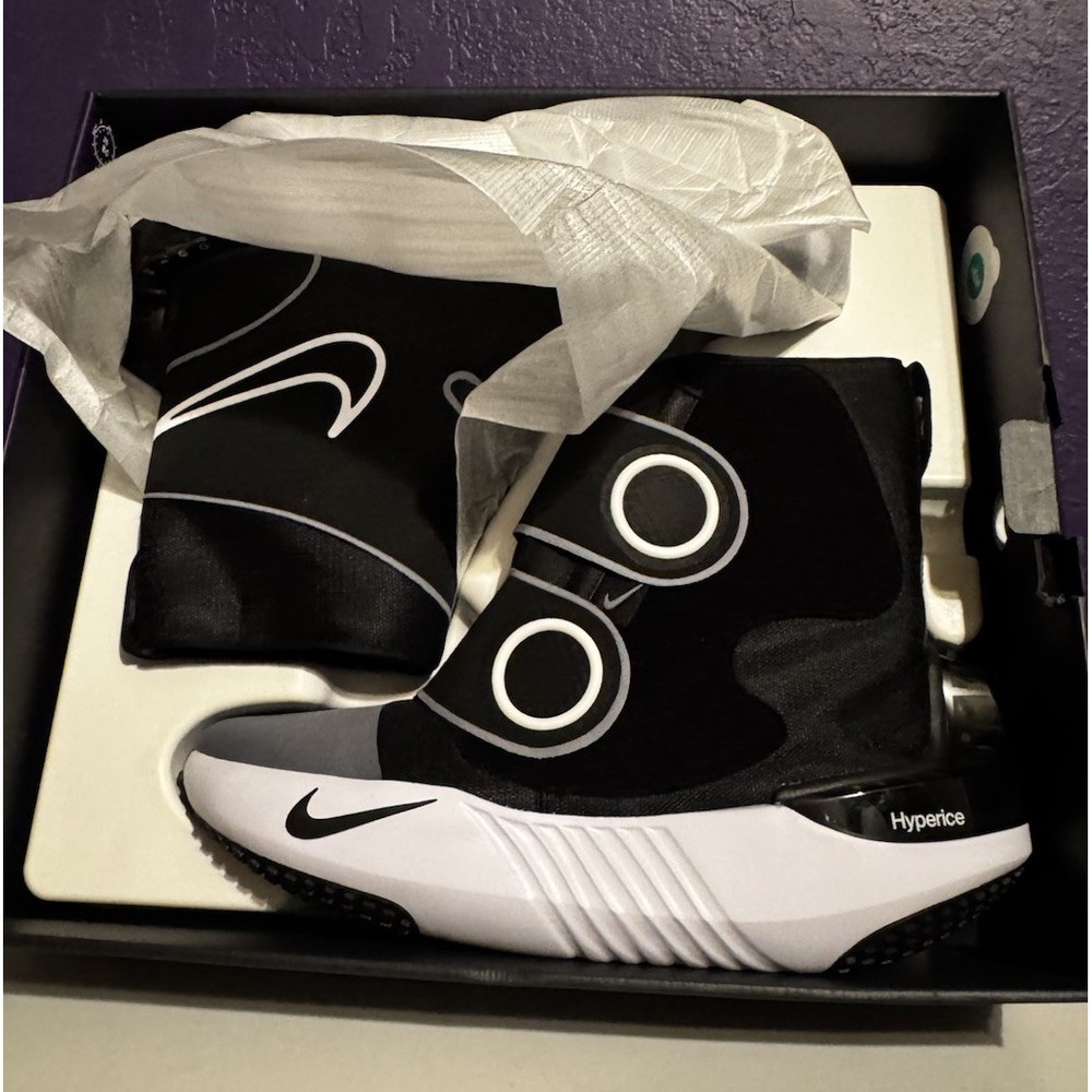 Nike x Hyperice Hyperboot Shoes Black Men's XXL 14-16 New In Box - Picture 2 of 6